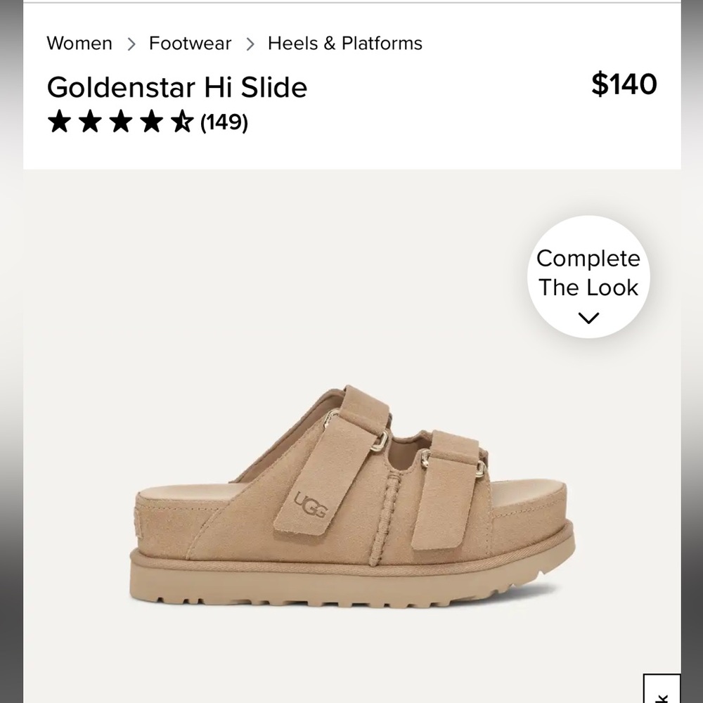 UGG Goldenstar Hi Slide